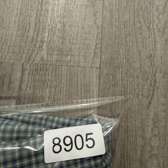 Vintage Polo Ralph Lauren Button Down Shirt Men's 2X Big Green Blue Plaid 90s - Picture 7 of 7